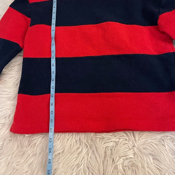 PINK | Striped half zip | Rad & Navy - Picture 11 of 14